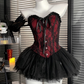 Pretty Sweetheart Pleated Halloween Costumes Cosplay Dress Short Women Dress     D2666