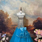 Shiny Prom Dress Spaghetti Straps Mermaid Prom Gown Evening Dress Gala Dress    D2671