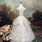 Elegant Wedding Dress Strapless Tulle Ball Gown Evening Dress Prom Dress   D2678