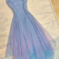 Stunning Prom Dress Spaghetti Straps Pleated Tulle Prom Gown Evening Dress Party Dress  D2679