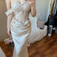 Elegant Prom Dress Sweetheart Pleated Prom Gown Evening Dress Date Dress  D2681