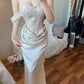 Elegant Prom Dress Sweetheart Pleated Prom Gown Evening Dress Date Dress  D2681