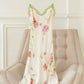 Charming Prom Dress V-neck Print Prom Gown Evening Dress Party Dress  D2685