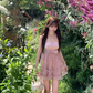 Cute Homecoming Dress Spaghetti Straps Tulle Short Prom Dress Birthday Party Dress    D2708