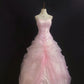 Beauty Ball Gown Spaghetti Straps Pleated Tulle Evening Dress 16th Dress Prom Dress D2719