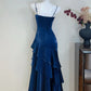 Charming Prom Dress Spaghetti Straps Pleated Evening Dress Gala Dress  D2726