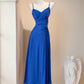 Pretty Prom Dress Spaghetti Straps Pleated Gala Dress Evening Dress       D2730