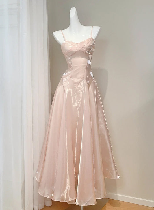 Shiny Prom Dress A Line Spaghetti Straps Gala Dress Evening Dress Birthday Party Dress    D2732
