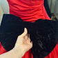 Pretty Prom Dress A Line V-neck Pleated Evening Dress Gala Dress   D2740