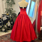Pretty Prom Dress A Line V-neck Pleated Evening Dress Gala Dress   D2740