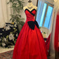 Pretty Prom Dress A Line V-neck Pleated Evening Dress Gala Dress   D2740