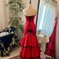 Pretty Prom Dress Sweetheart Tiered Mermaid Evening Dress Gala Dress   D2742