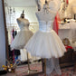 Cute Homecoming Dress Strapless Short Prom Dress Birthday Party Dress     D2743