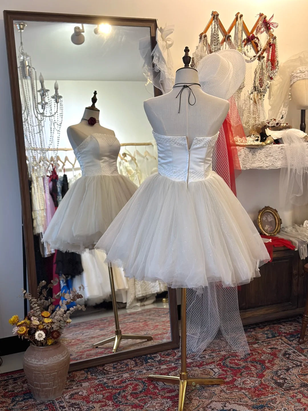 Cute Homecoming Dress Strapless Short Prom Dress Birthday Party Dress     D2743