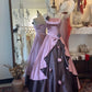 Elegant Prom Dress Spaghetti Straps Flower Evening Dress 16th Dress Prom Gown   D2748