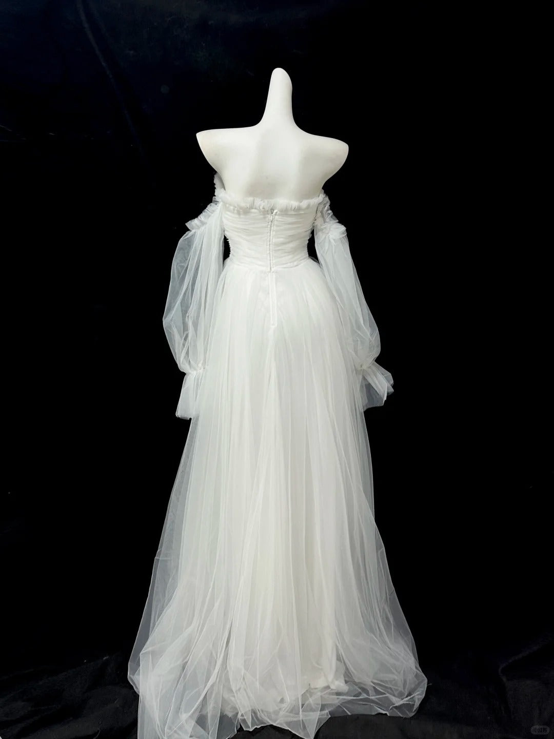 Pretty Prom Dress A Line Sweetheart Tulle Pleated Evening Dress Gala Dress  D2752
