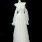 Pretty Prom Dress A Line Sweetheart Tulle Pleated Evening Dress Gala Dress  D2752