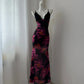 Elegant Women Dress Spaghetti Straps Print Vacation Dress Birthday Party Dress  D2757