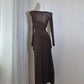 Sexy Prom Dress Crew Neck Pleated Birthday Party Dress Gala Dress  D2758