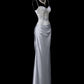 Elegant Prom Dress Spaghetti Straps Pleated Evening Dress Gala Dress   D2769