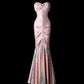 Sweet Prom Dress Sweetheart Pleated Mermaid Evening Dress Gala Dress Party Dress  D2773