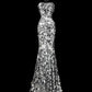 Shiny Prom Dress Strapless Sequins Mermaid Prom Gown Evening Dress Gala Dress    D2775
