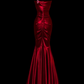 Pretty Prom Dress One Shoulder Pleated Mermaid Prom Gown Evening Dress Gala Dress     D2778