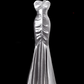 Shiny Prom Dress One Shoulder Pleated Mermaid Gala Dress Evening Dress Prom Gown    D2784