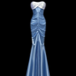 Sweet Prom Dress Sweetheart Pleated Mermaid Prom Dress Evening Dress Party Dress   D2787