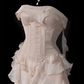 Pretty Prom Dress Strapless Tiered Ruffle Evening Dress Prom Gown    D2791