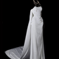 Elegant Prom Dress A Line Strapless Pleated Evening Dress Gala Dress with Train  D2795