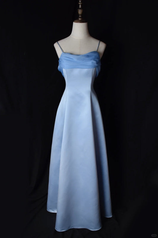 Sweet Prom Dress A Line Spaghetti Straps Pleated Evening Dress Gala Dress Birthday Party Dress   D2800