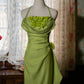 Charming Prom Dress Halter Flower Birthday Party Dress Evening Dress Gala Dress   D2802