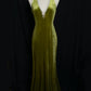 Gorgeous Prom Dress V-neck Pearl Birthday Party Dress Evening Dress Gala Dress    D2803