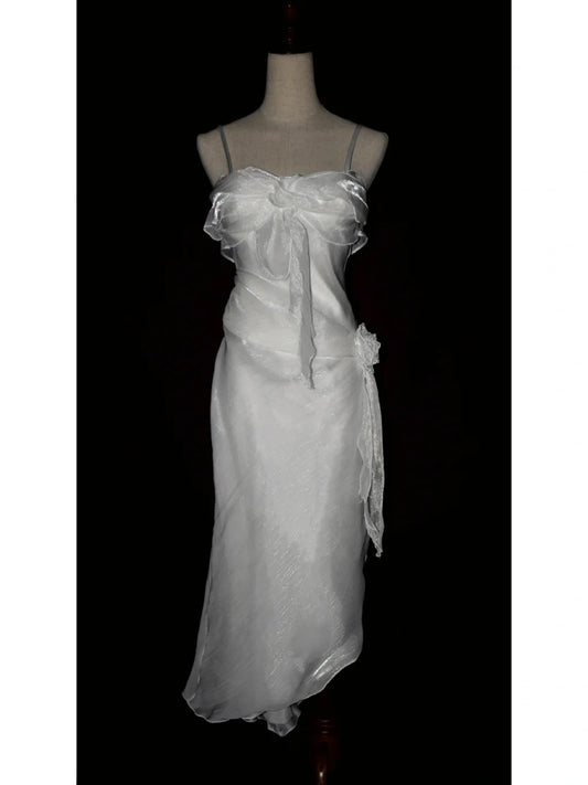 Elegant Prom Dress Spaghetti Straps Pleated Birthday Party Dress Evening Dress Gala Dress   D2807
