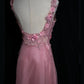 Sweet Prom Dress Appliques Pleated Gala Dress Birthday Party Dress Evening Dress  D2810