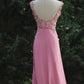 Sweet Prom Dress Appliques Pleated Gala Dress Birthday Party Dress Evening Dress  D2810