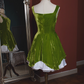 Cute Homecoming Dress Velvet A Line Square Neck Short Prom Dress Birthday Party Dress Cocktail Dress    D2812