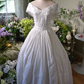 Elegant Prom Dress V-neck Pleated Birthday Party Dress Evening Dress Ball Gown  D2814