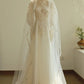 Elegant A Line Lace Floral Wedding Dress    D2816