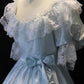 Sweet Prom Dress Square Neck Lace Bowknot Ball Gown Quinceanera Dress Evening Dress  D2820