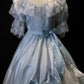Sweet Prom Dress Square Neck Lace Bowknot Ball Gown Quinceanera Dress Evening Dress  D2820