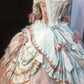 Sweet Prom Dress Square Neck Pleated Ruffle Ball Gown Quinceanera Dress Evening Dress  D2821