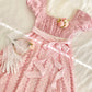 Sweet Prom Dress A Line Square Neck Floral Birthday Party Dress Evening Dress  D2849