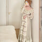Elegant Prom Dress Off Shoulder Pleated Lace Birthday Party Dress Evening Dress   D2850