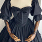Stunning Prom Dress Black Square Neck Pleated Evening Dress Ball Gown Birthday Party Dress    D2853