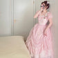 Cute Prom Dress Square Neck Pleated Lace Evening Dress Ball Gown Sweet 16 Dress Birthday Party Dress    D2854