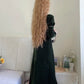 Elegant Prom Dress Velvet A Line Square Neck Evening Dress Gala Dress    D2855