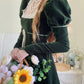 Elegant Prom Dress Velvet A Line Square Neck Evening Dress Gala Dress    D2855