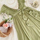 Cute Prom Dress A Line Crew Neck Pleated Ruffle Evening Dress Birthday Party Dress   D2863